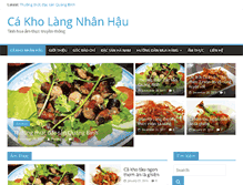Tablet Screenshot of cakholangnhanhau.com